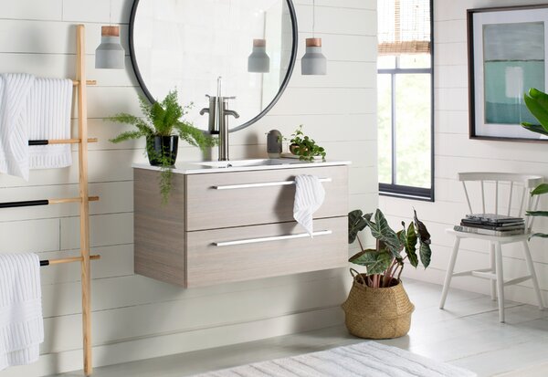 Mcpeak 36 Wall-Mounted Single Bathroom Vanity
